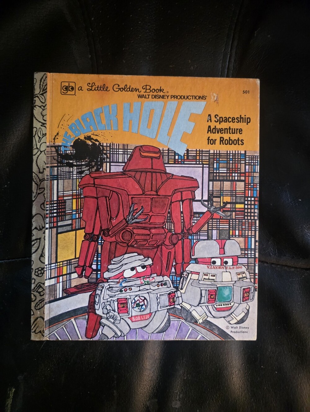 The Black Hole : Spaceship adventure for Robots - Disney - 1979 Golden Book